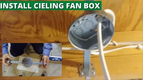 junction box height ceiling|install ceiling fan junction box.